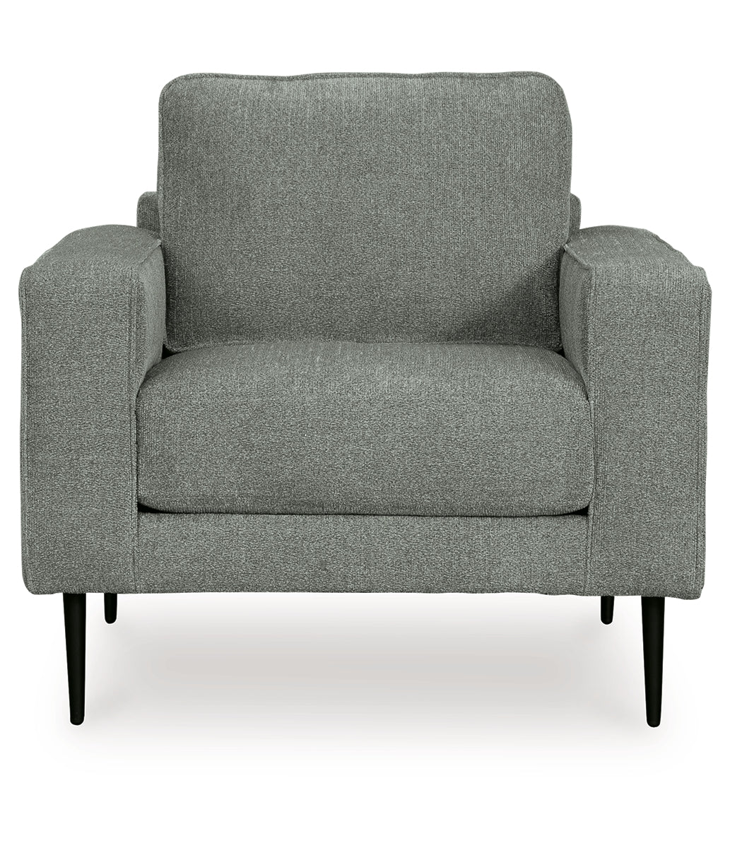 Hazela Sofa Chaise, Loveseat, Chair, and Ottoman