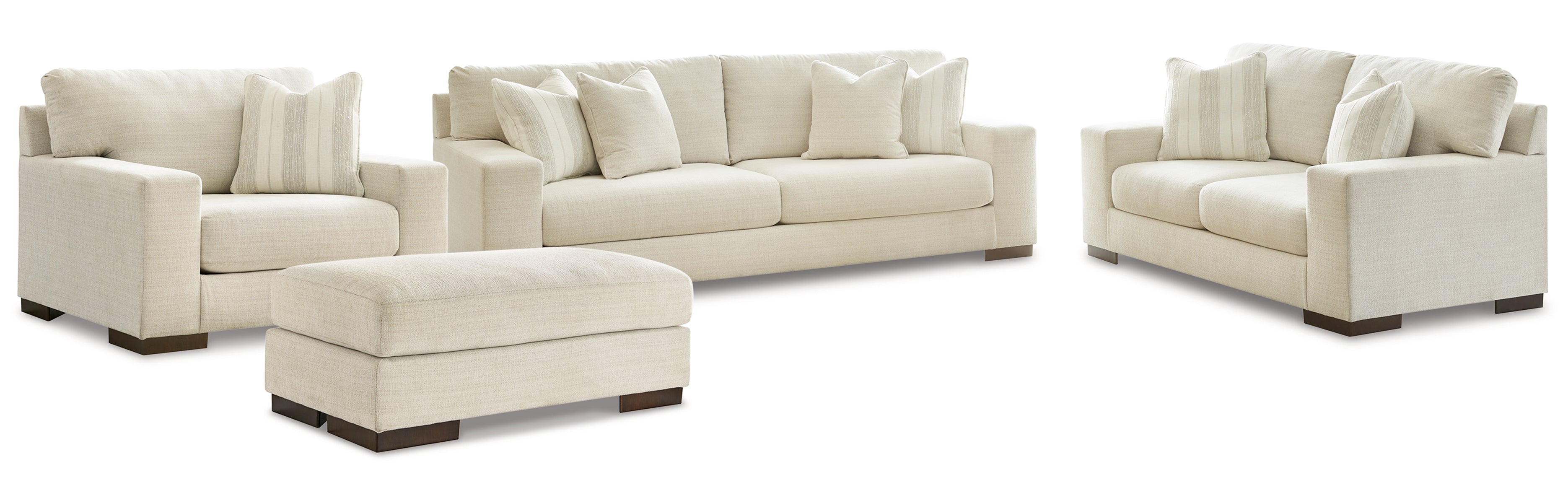 Maggie Sofa, Loveseat, Chair and Ottoman