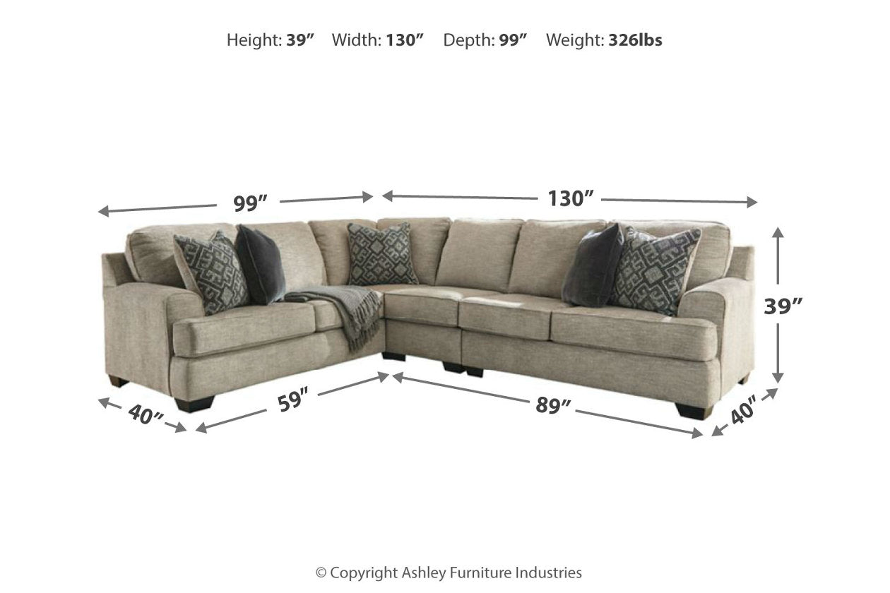 Bovarian 3-Piece Sectional