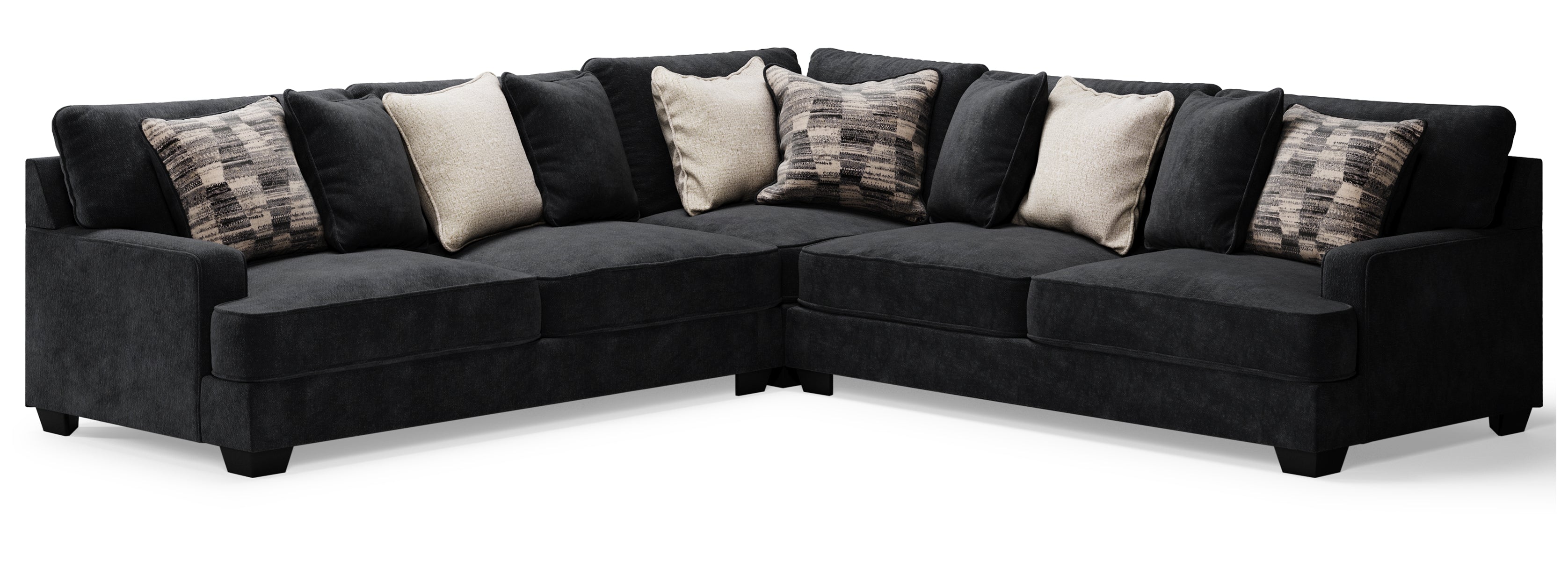 Lavernett 3-Piece Sectional with Ottoman