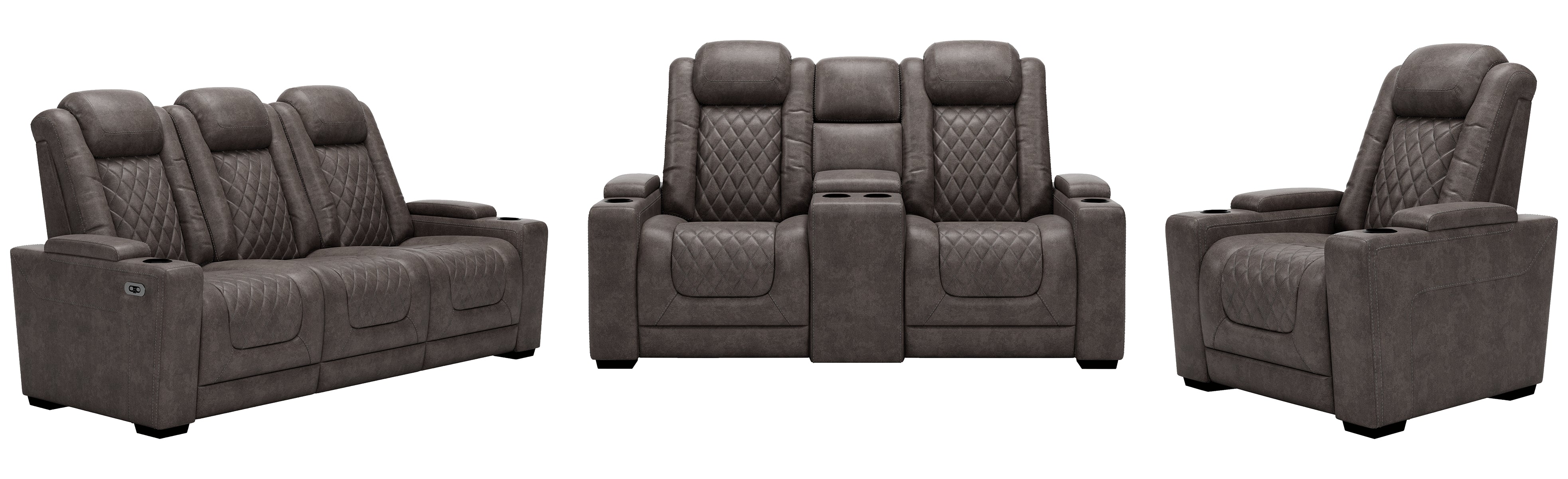 HyllMont Sofa, Loveseat and Recliner