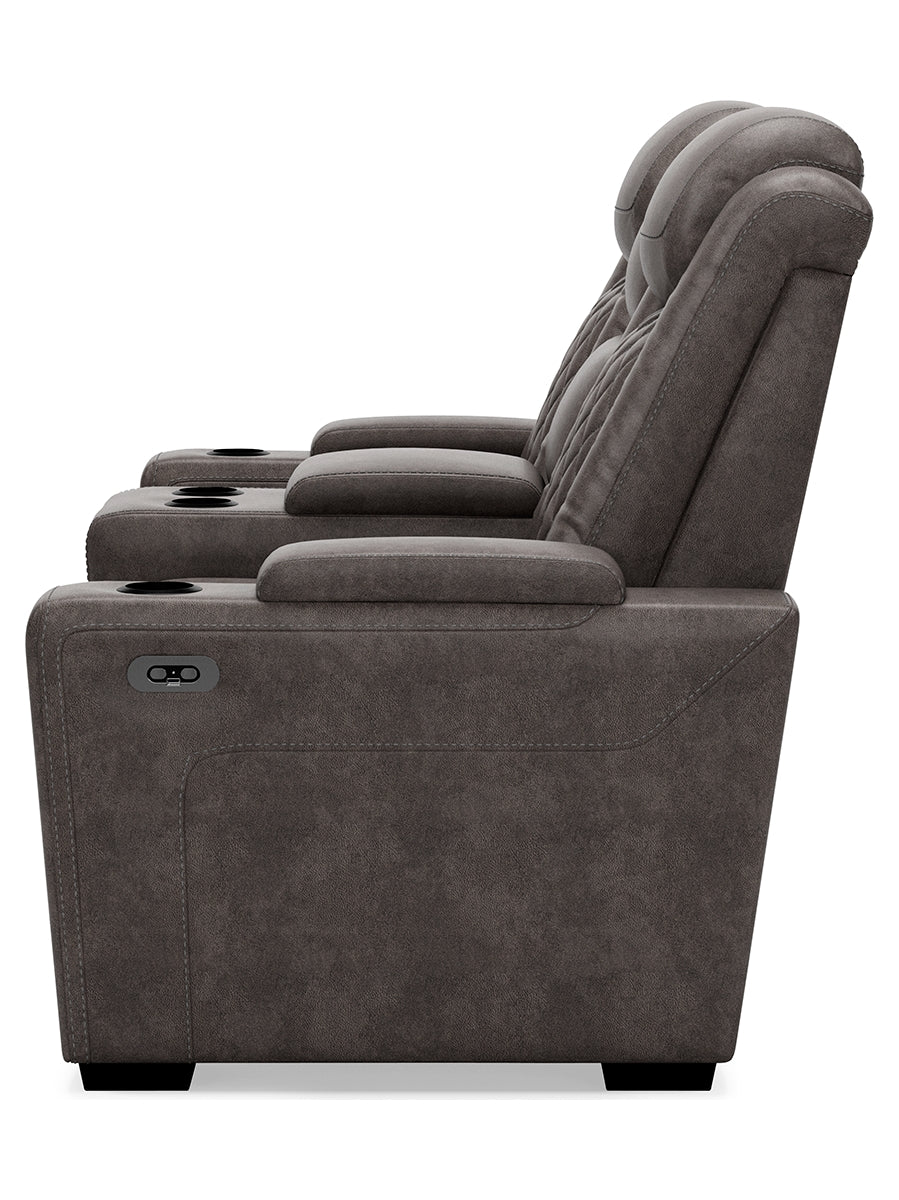 HyllMont Power Reclining Loveseat with Console