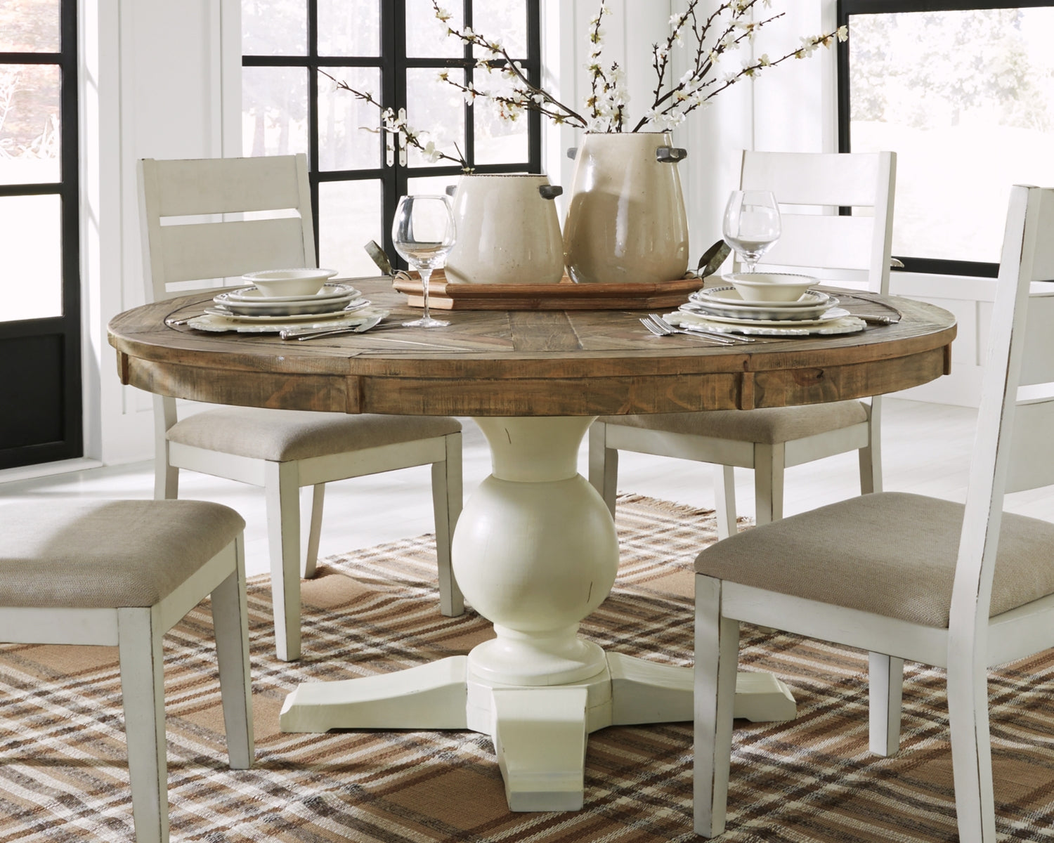 Grindleburg Dining Table and 4 Chairs