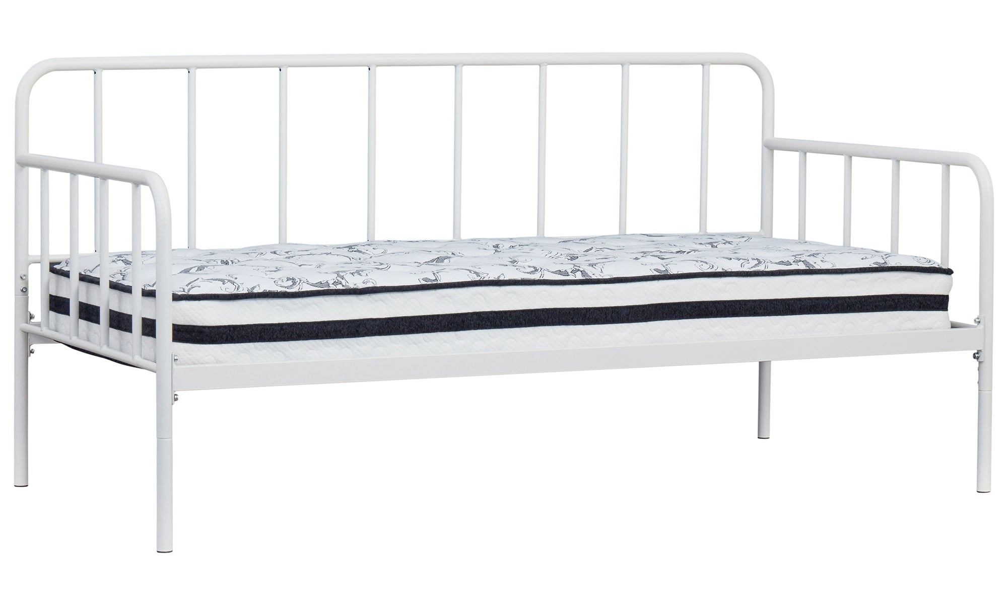 Trentlore Twin Metal Day Bed with Platform