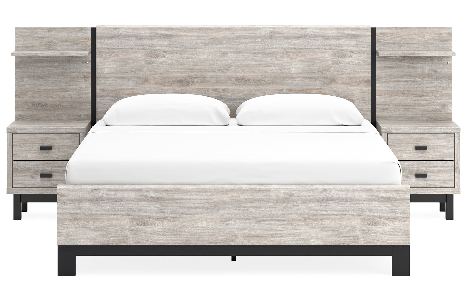 Vessalli King Panel Bed with Dresser