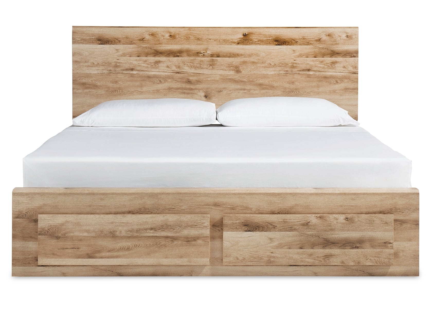 Hyanna King Panel Storage Bed with 2 Under Bed Storage Drawer