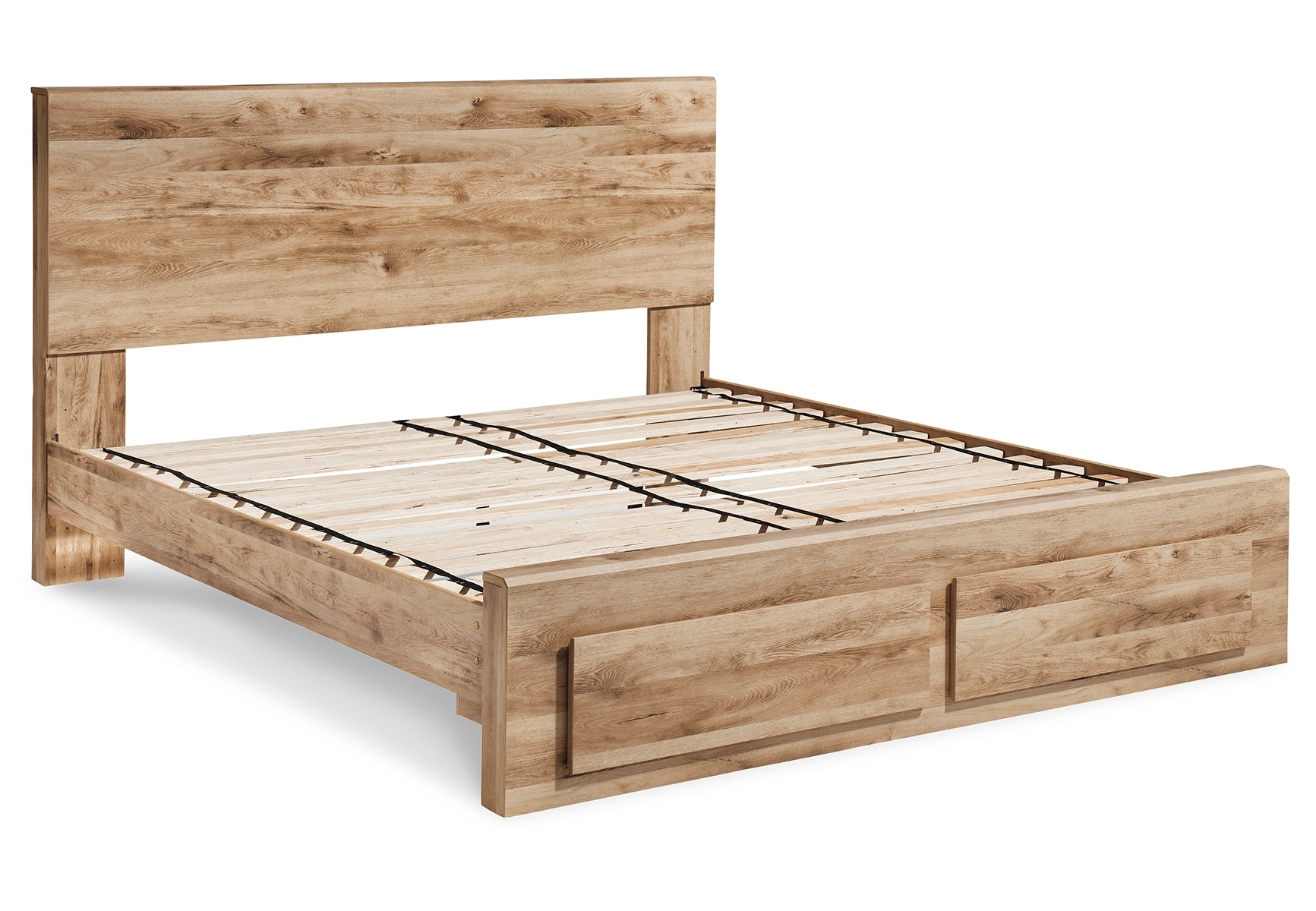 Hyanna Queen Panel Storage Bed with Mirrored Dresser and Chest