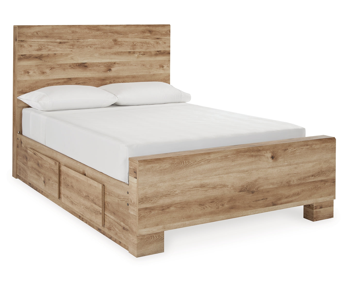Hyanna Full Panel Bed with 1 Side Storage