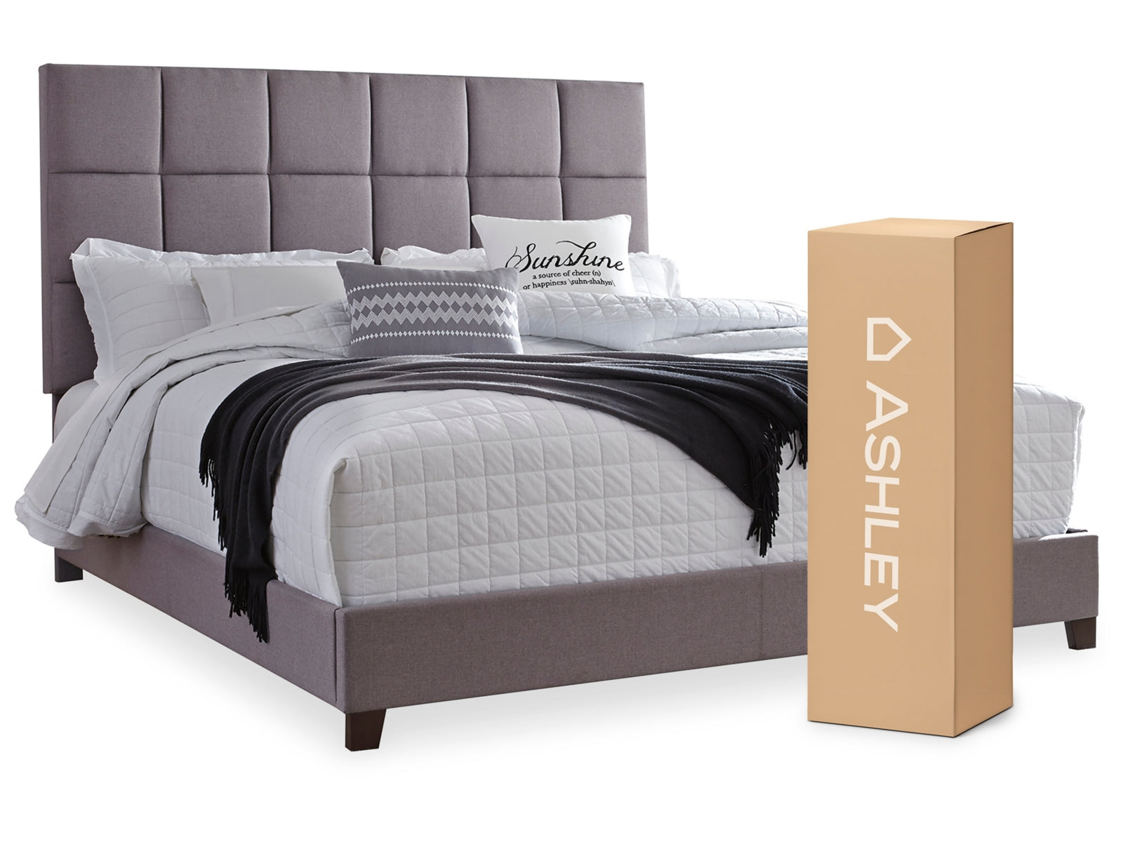 Dolante Queen Upholstered Bed with Mattress