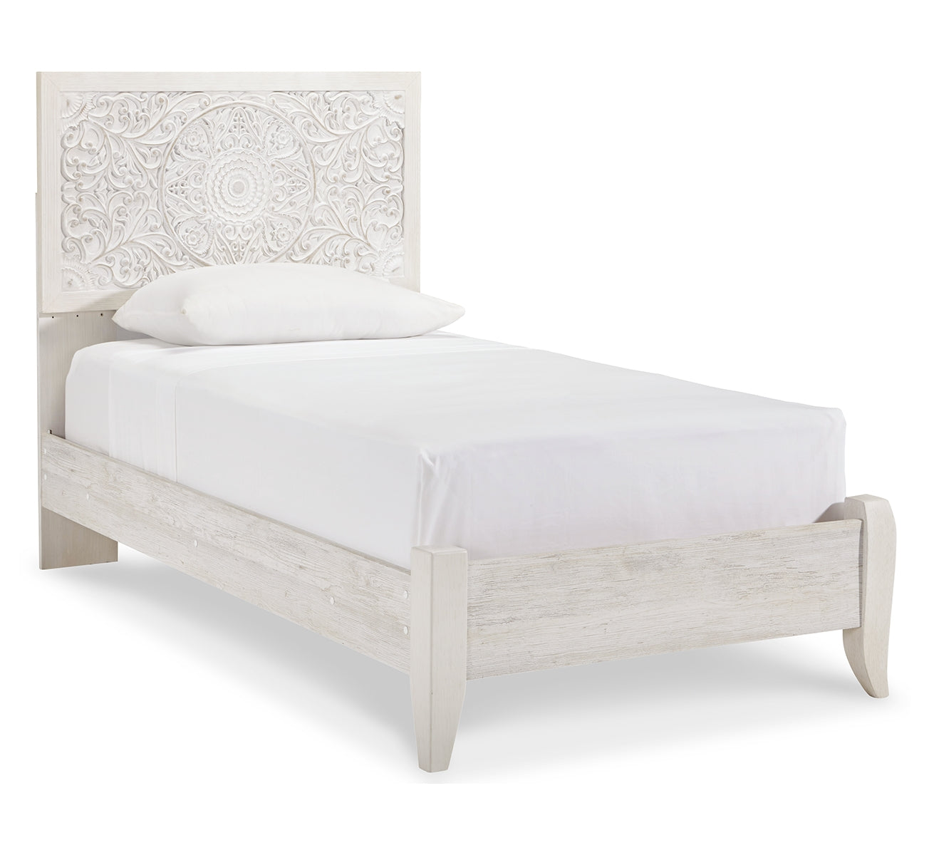Paxberry Twin Panel Bed with Nightstand
