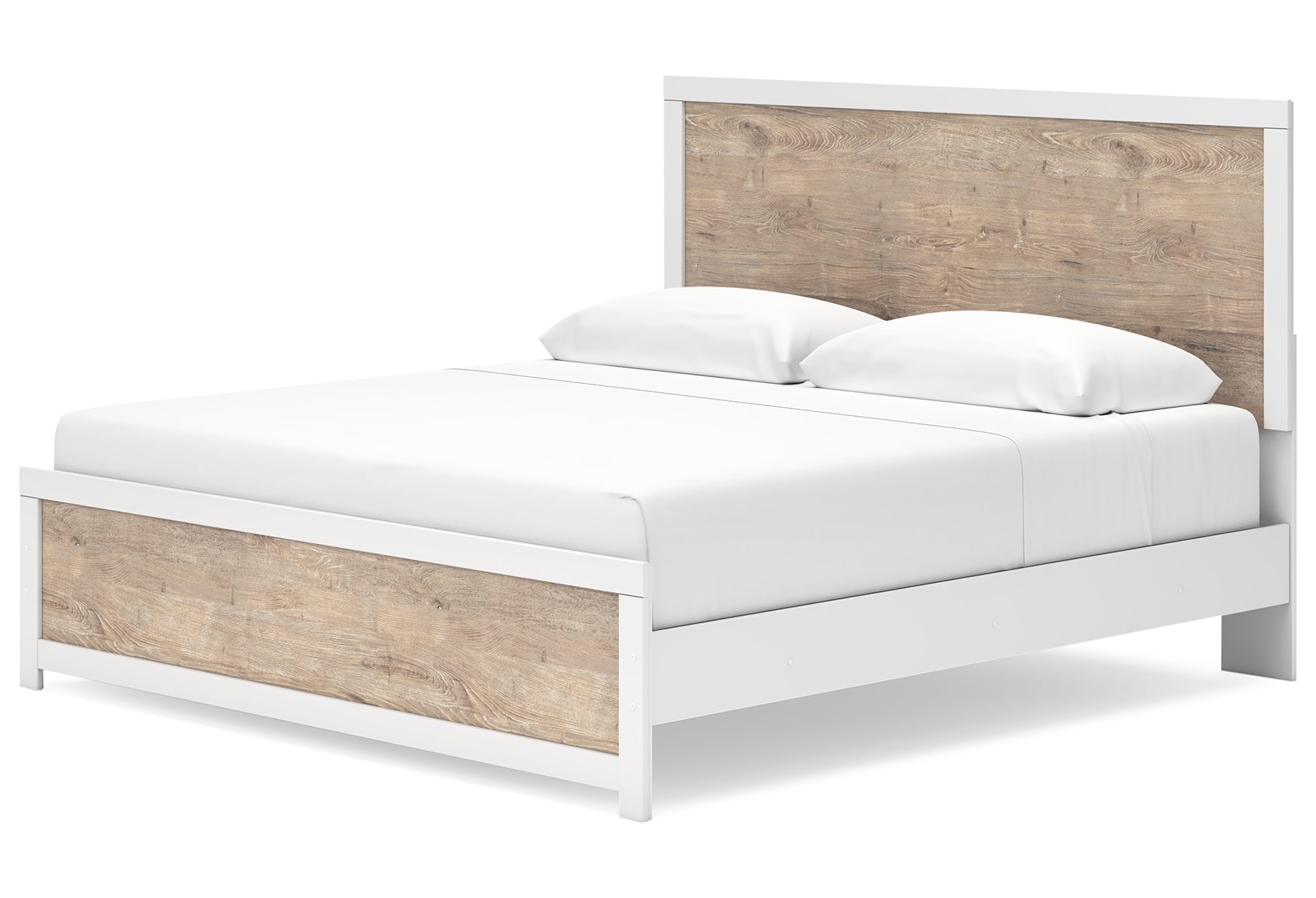 Charbitt King Panel Bed with 2 Nightstands