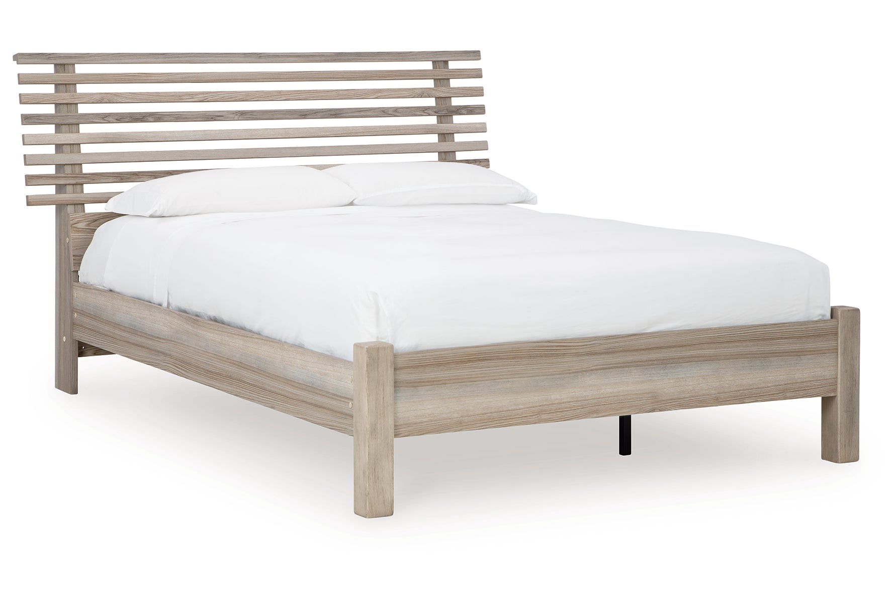 Hasbrick Queen Slat Panel Bed