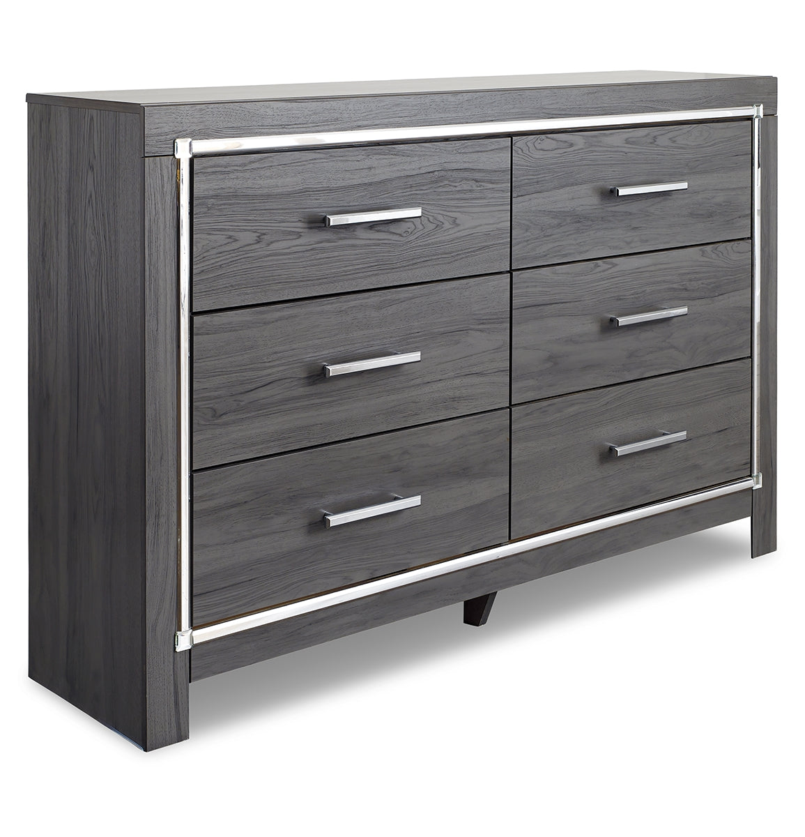 Lodanna Full Panel Bed with 2 Storage Drawers with Dresser