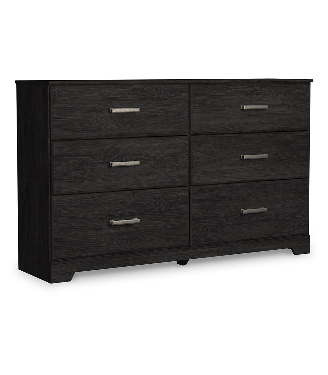 Belachime Twin Panel Bed with Dresser