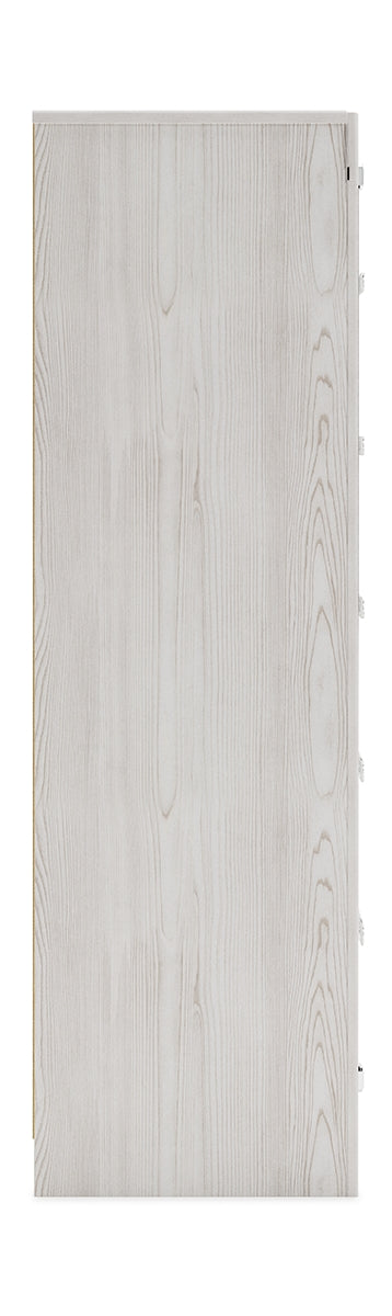 Altyra Twin Panel Bed with Mirrored Dresser and Chest