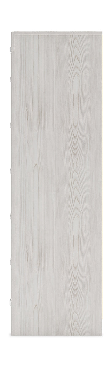 Altyra Twin Panel Bed with Mirrored Dresser and Chest