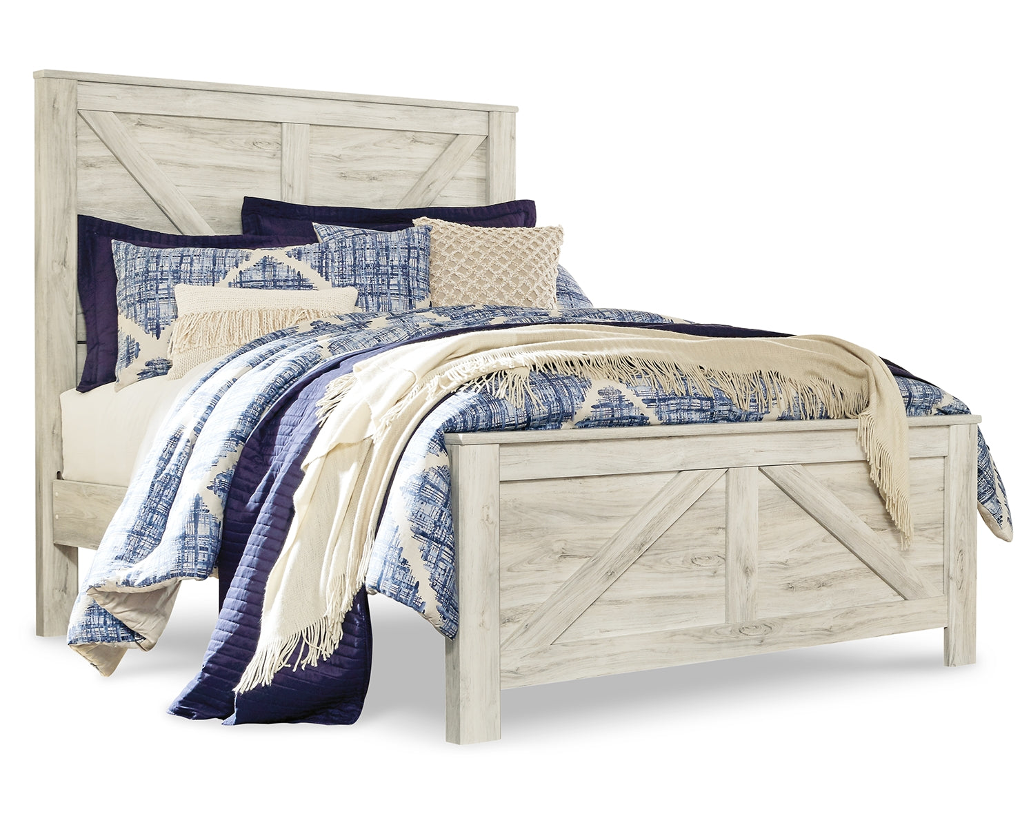 Bellaby Queen Panel Bed with Mattress