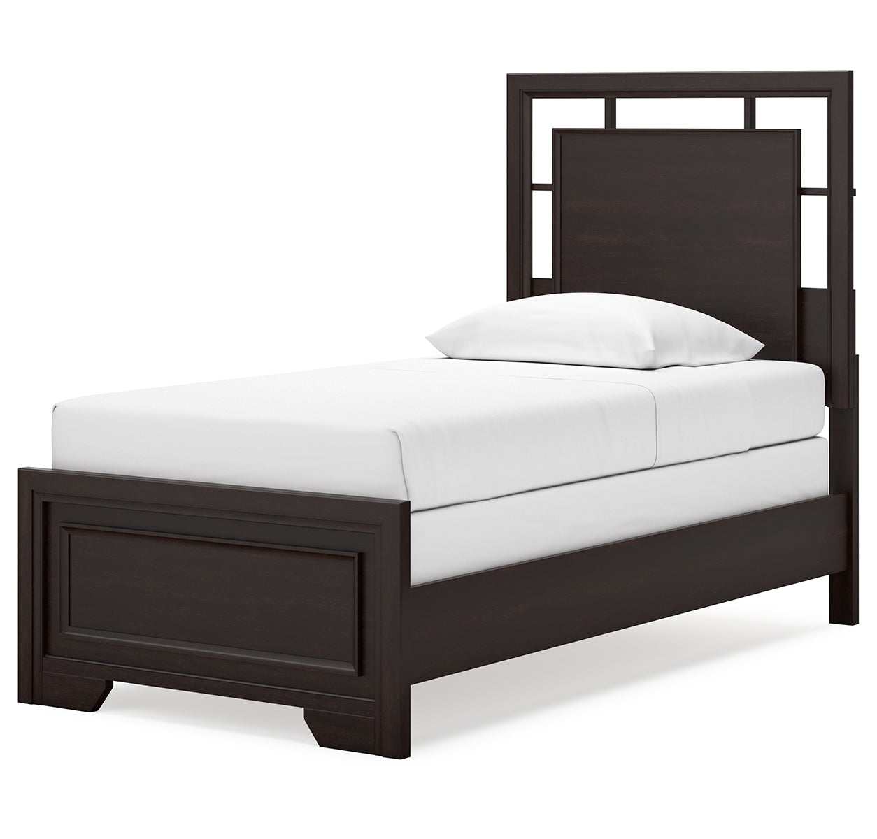 Covetown Twin Panel Bed with Dresser and 2 Nightstands