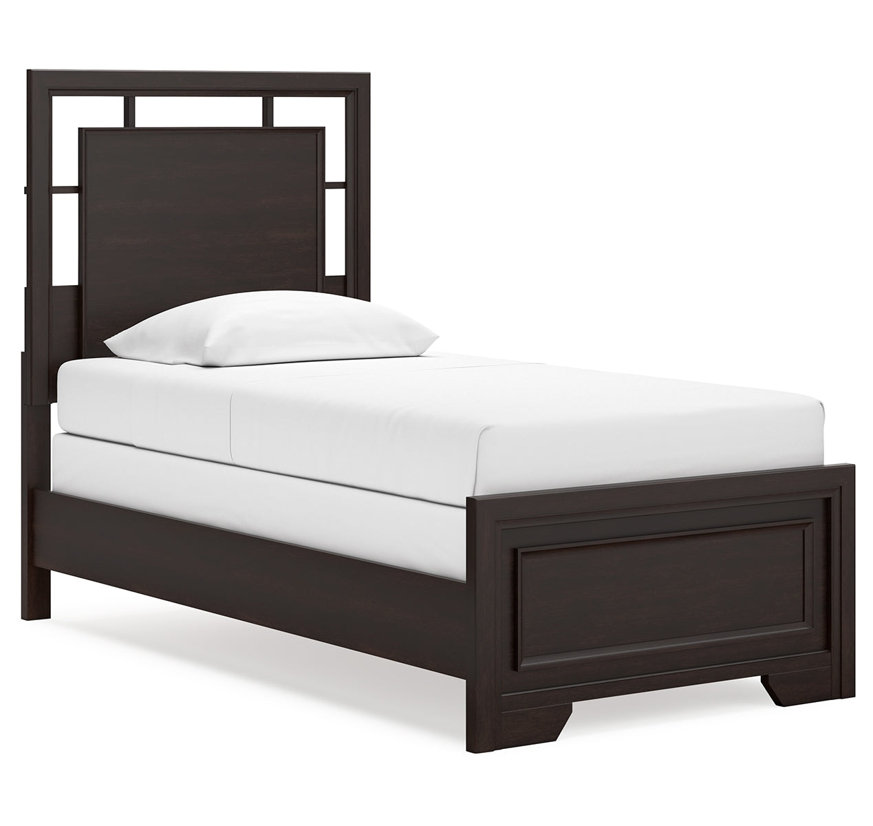 Covetown Twin Panel Bed with Nightstand