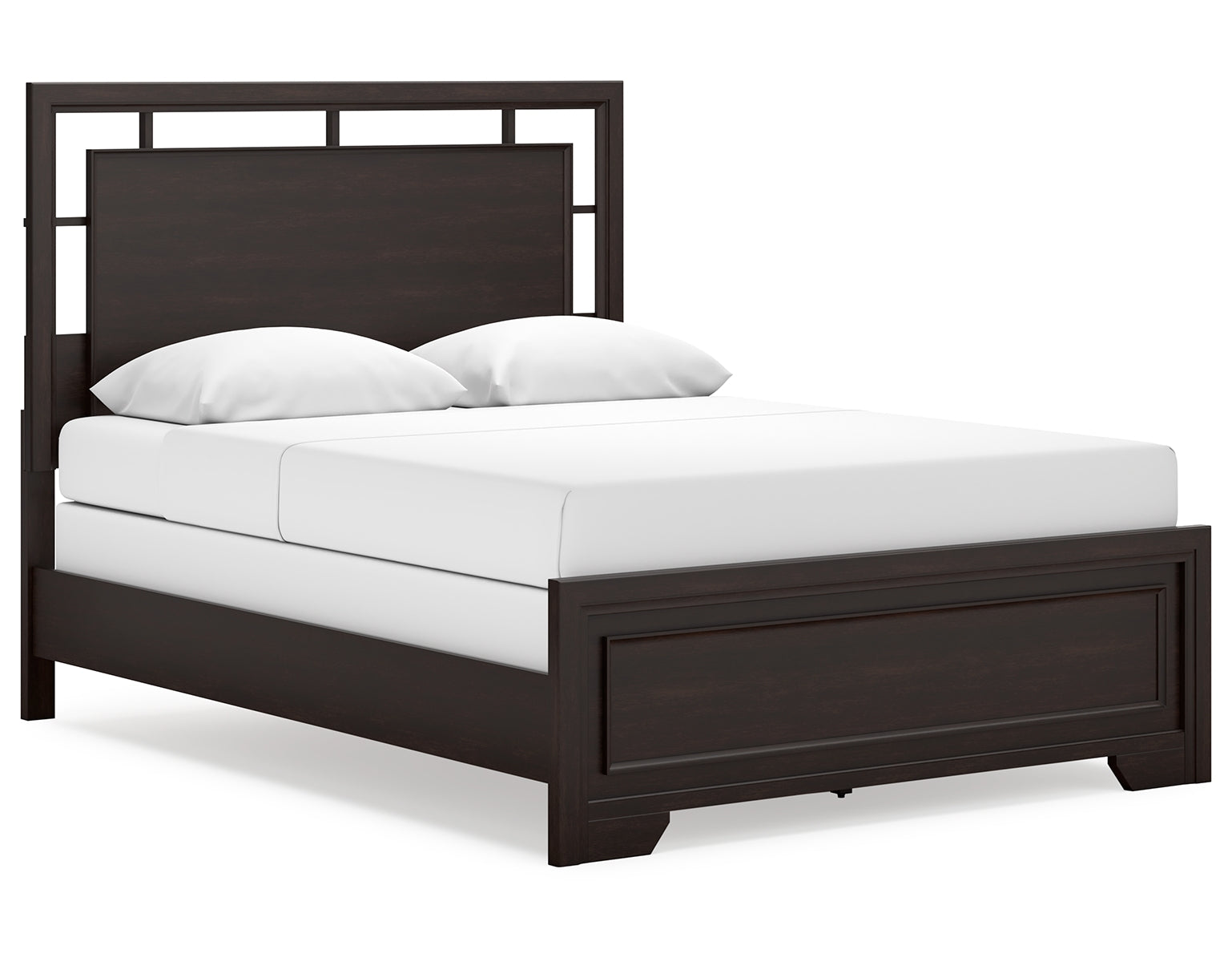 Covetown Queen Panel Bed with Dresser and 2 Nightstands