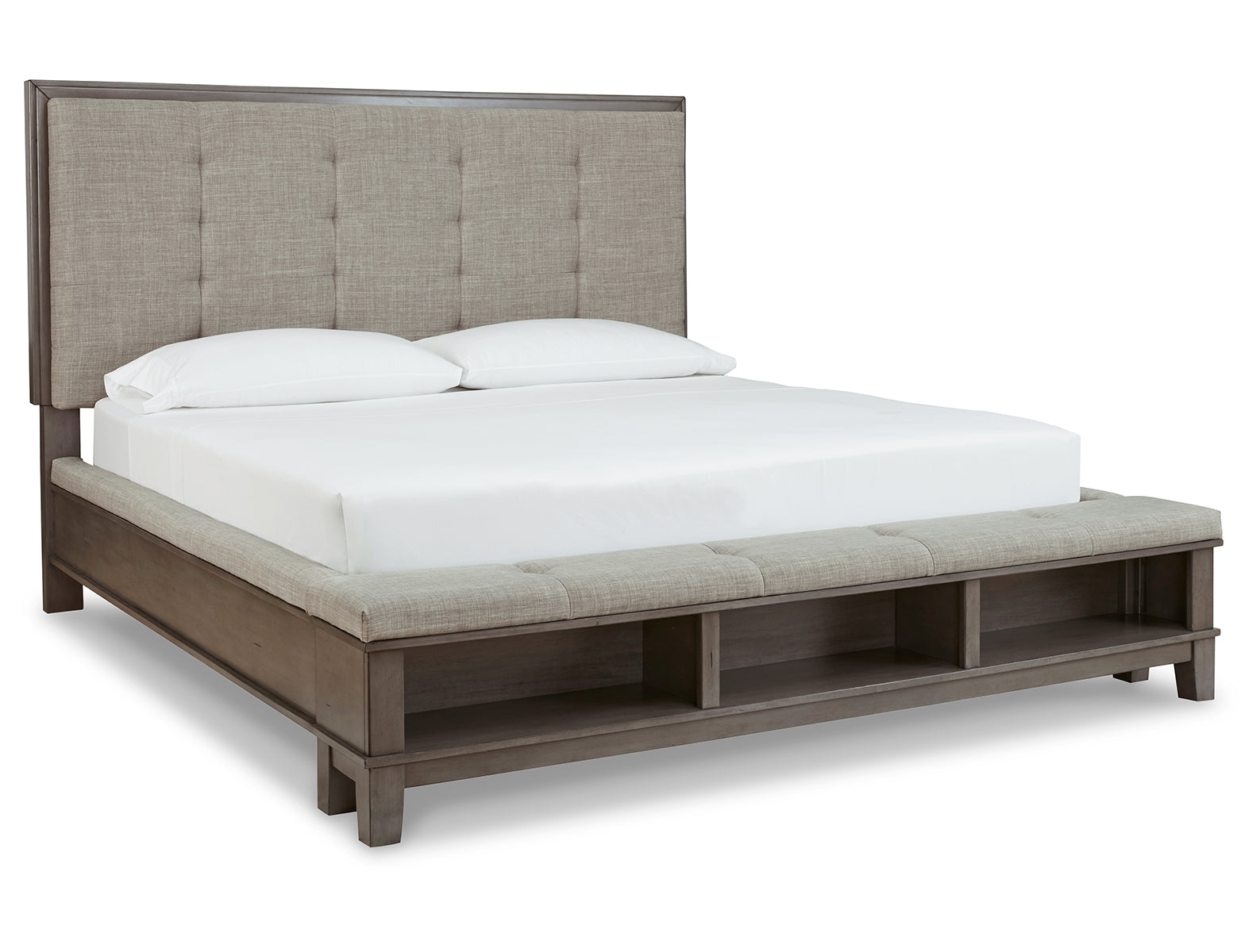 Hallanden Queen Panel Bed with Storage with Dresser