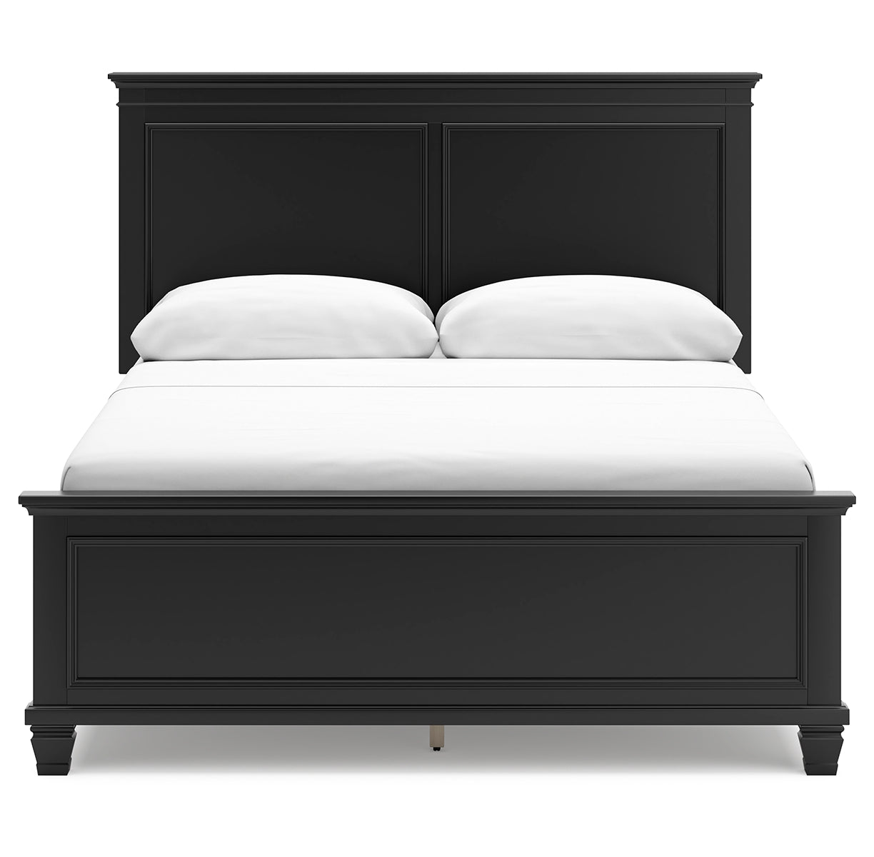 Lanolee Queen Panel Bed with Mirrored Dresser, Chest and Nightstand