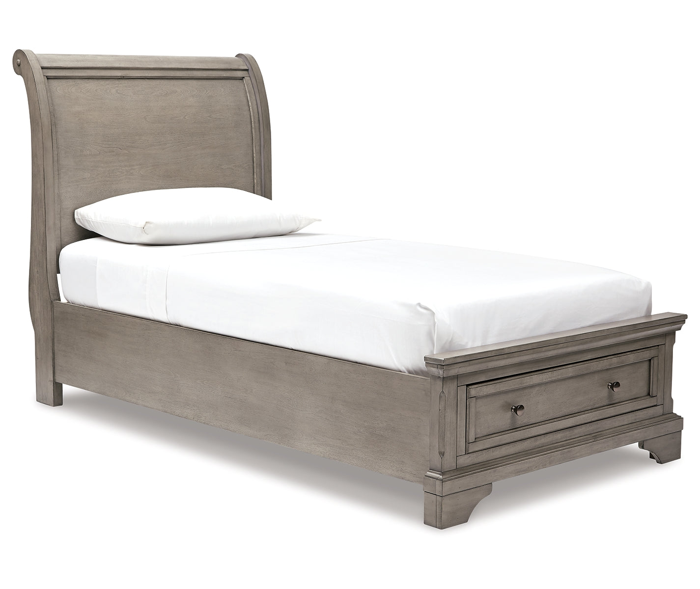 Lettner Twin Sleigh Bed with Dresser