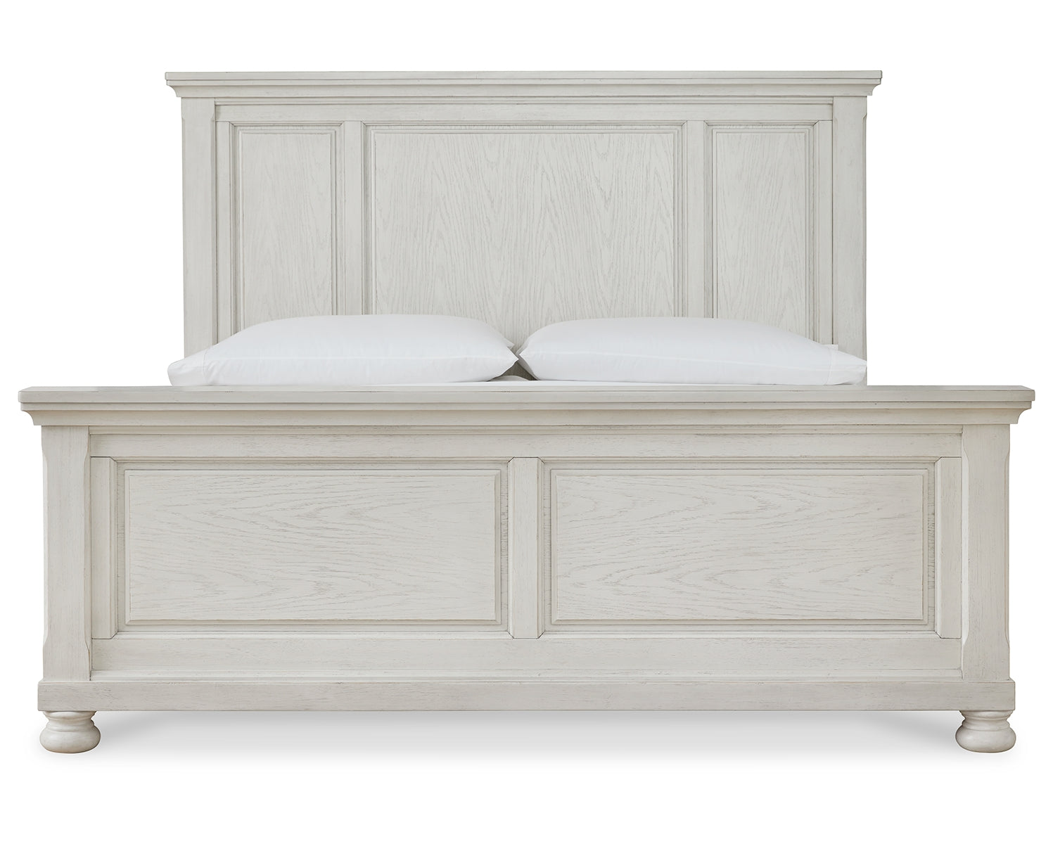 Robbinsdale King Panel Bed with Mirrored Dresser