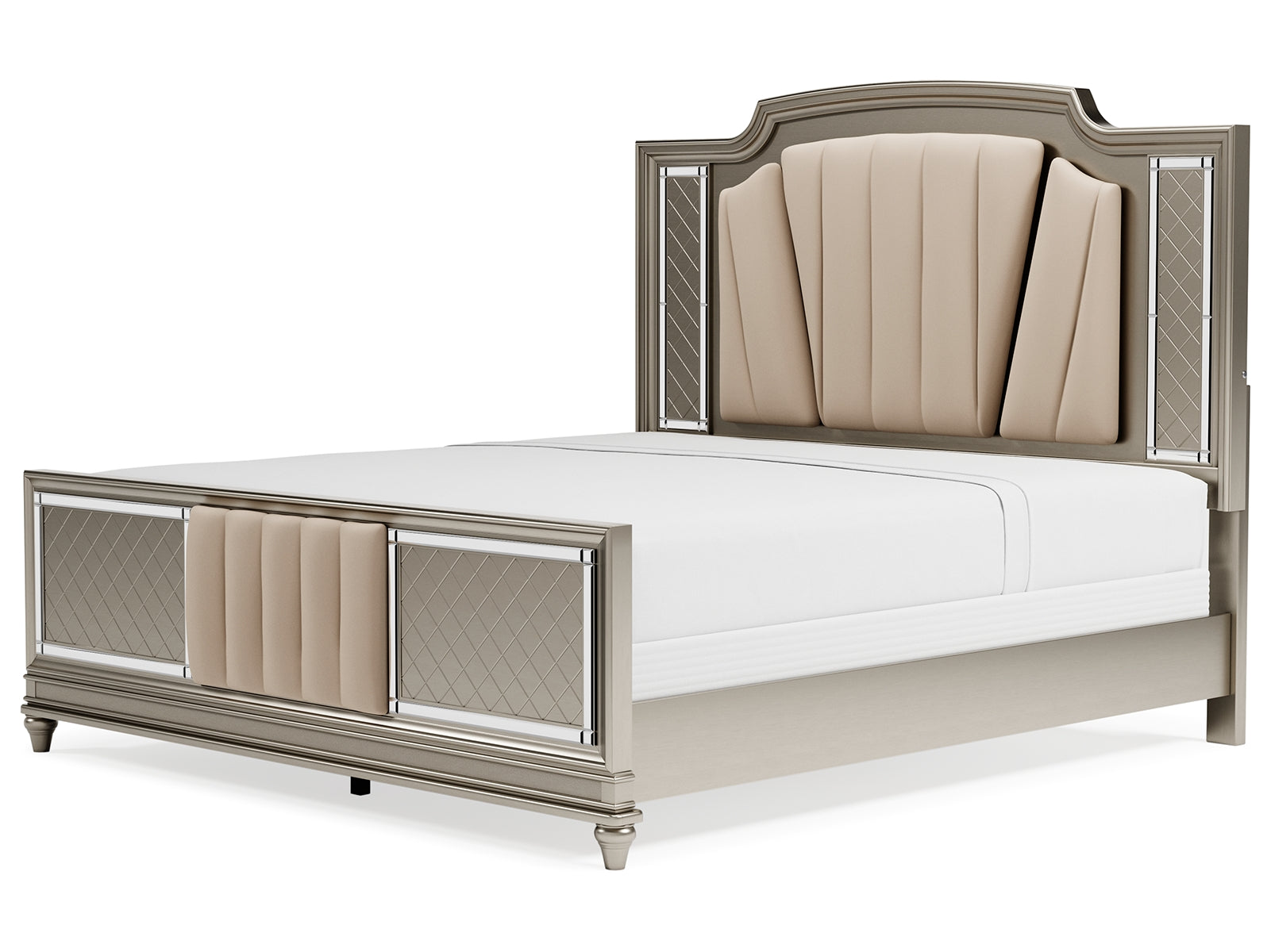 Chevanna King Upholstered Panel Bed