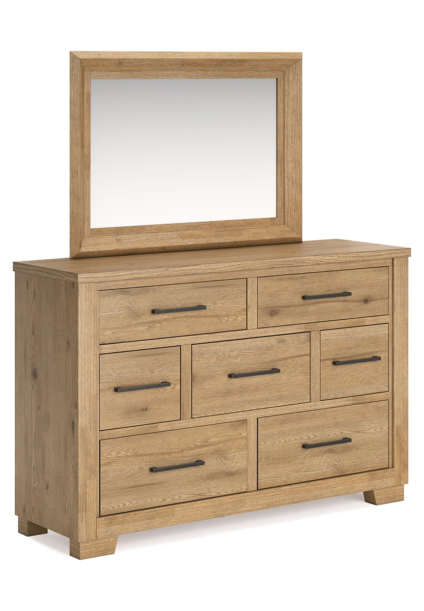 Galliden Dresser and Mirror