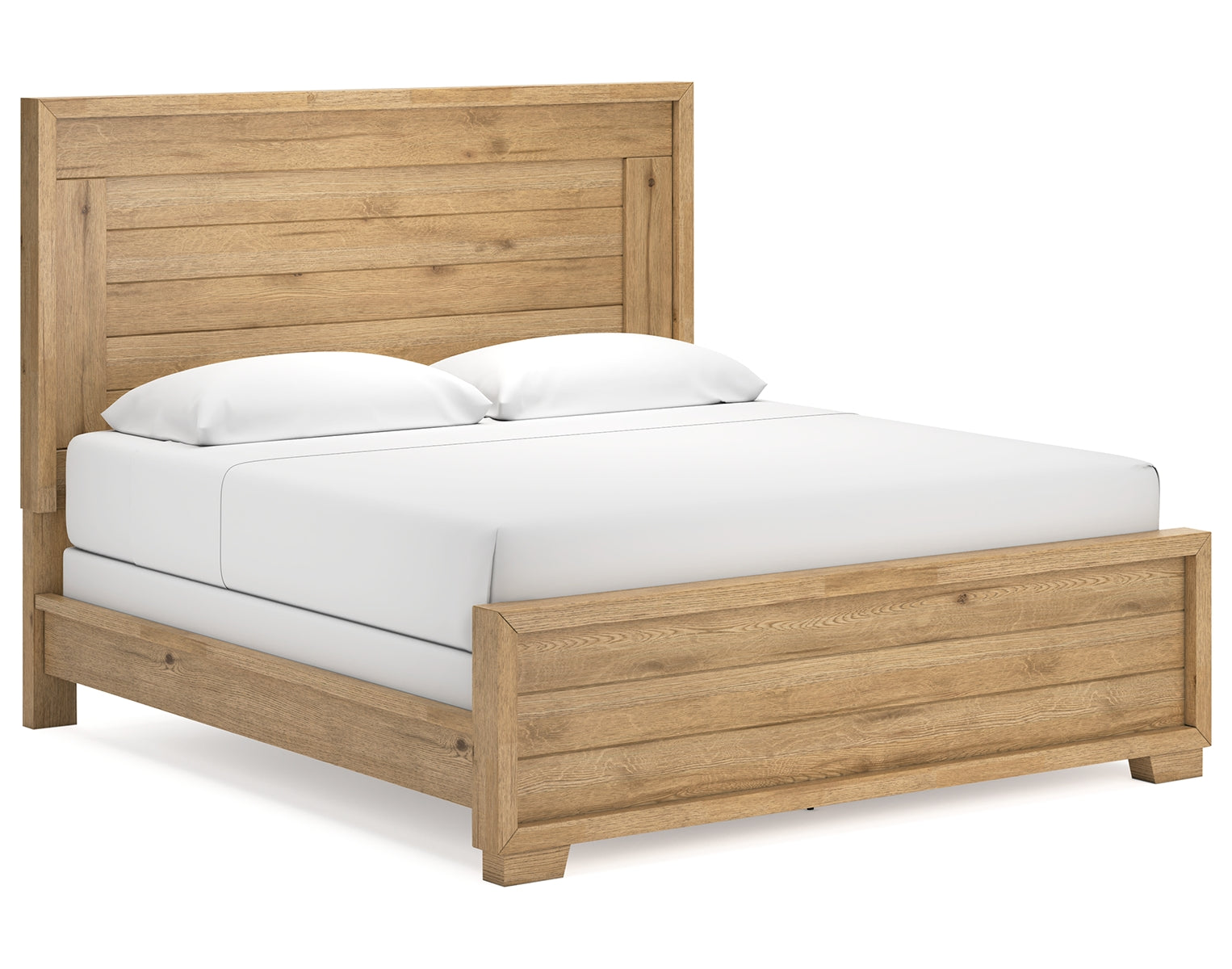 Galliden King Panel Bed with 2 Nightstands