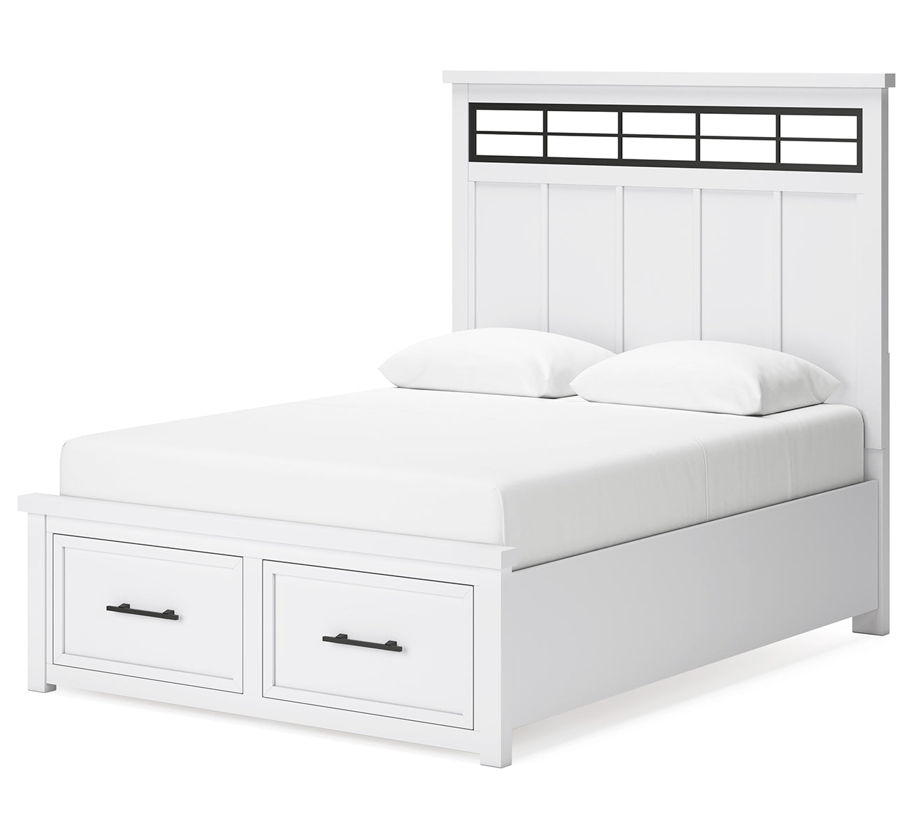 Ashbryn Queen Panel Storage Bed with Dresser