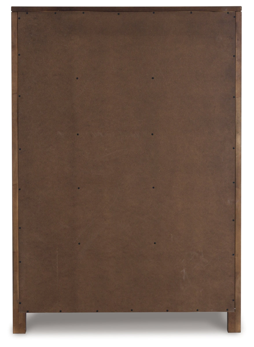 Cabalynn King Upholstered Bed with Mirrored Dresser and Chest