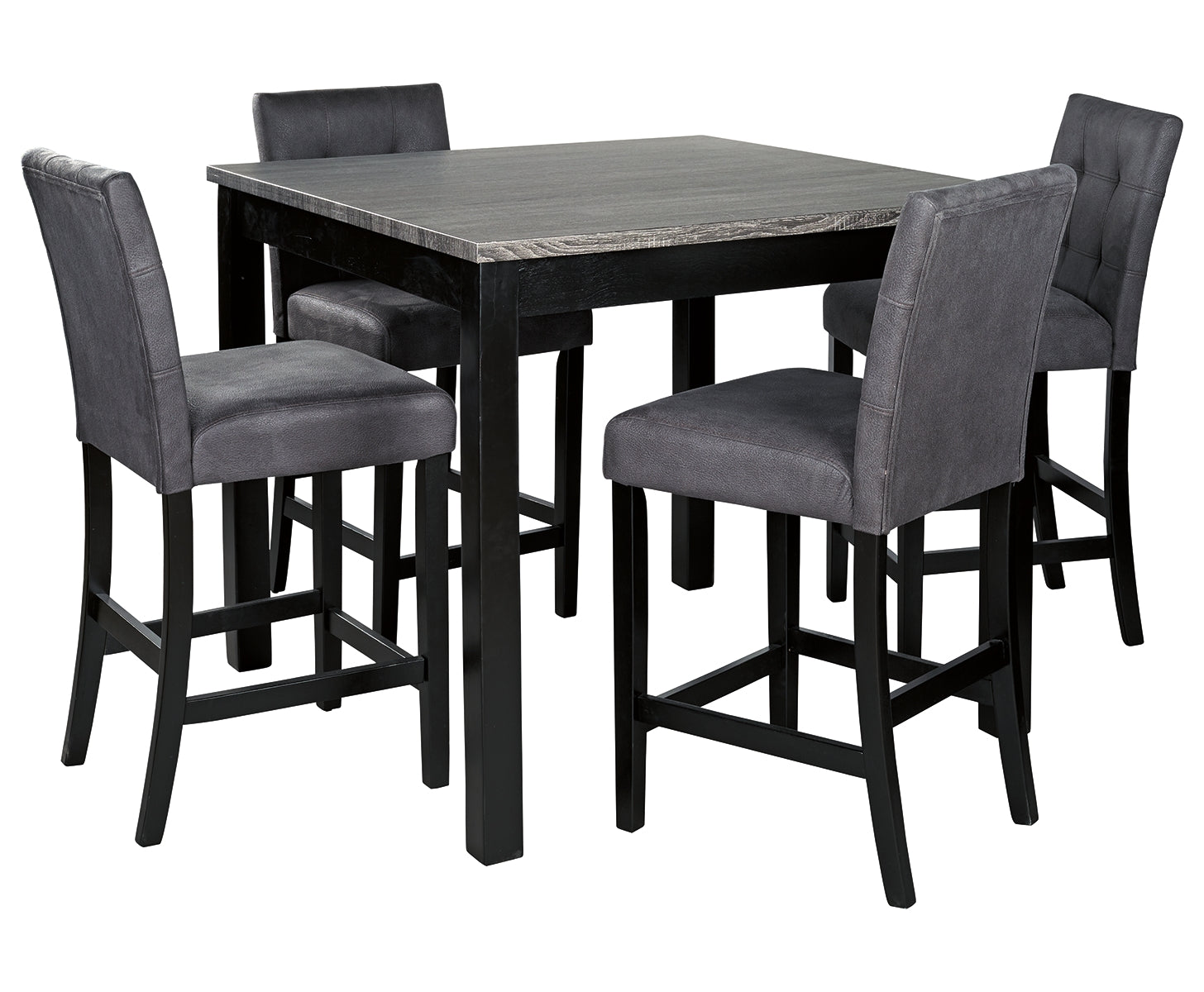 Garvine Counter Height Dining Table and Bar Stools (Set of 5)