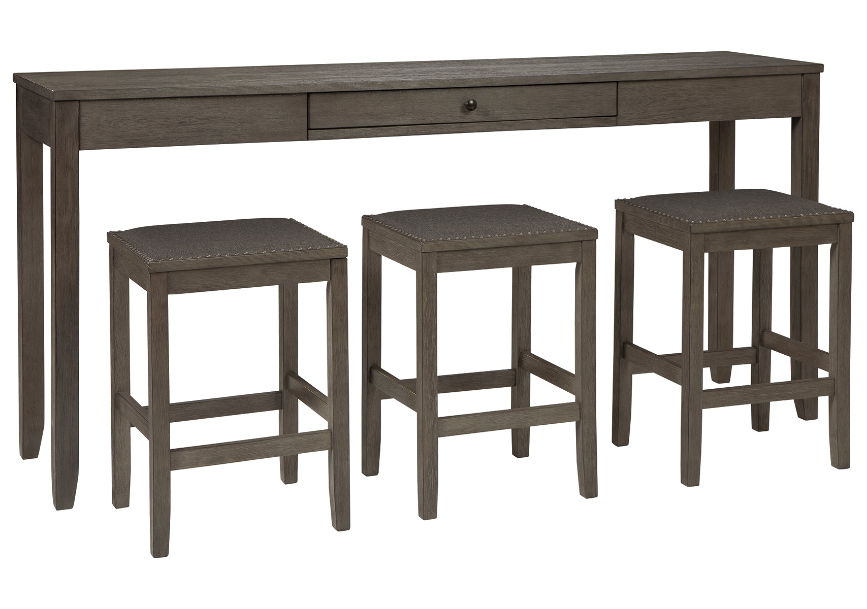Caitbrook Counter Height Dining Table and Bar Stools (Set of 3)