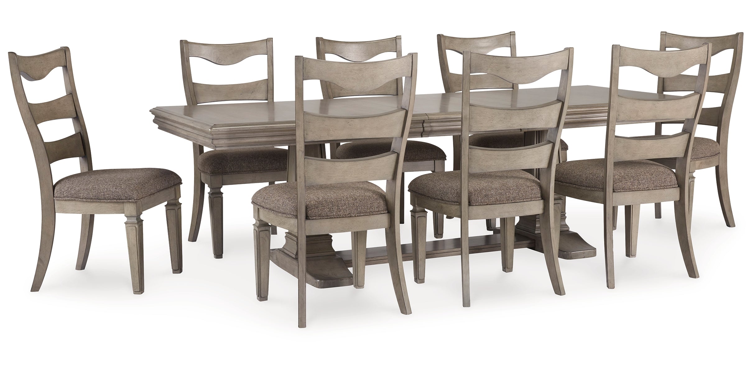 Lexorne Dining Table and 8 Chairs