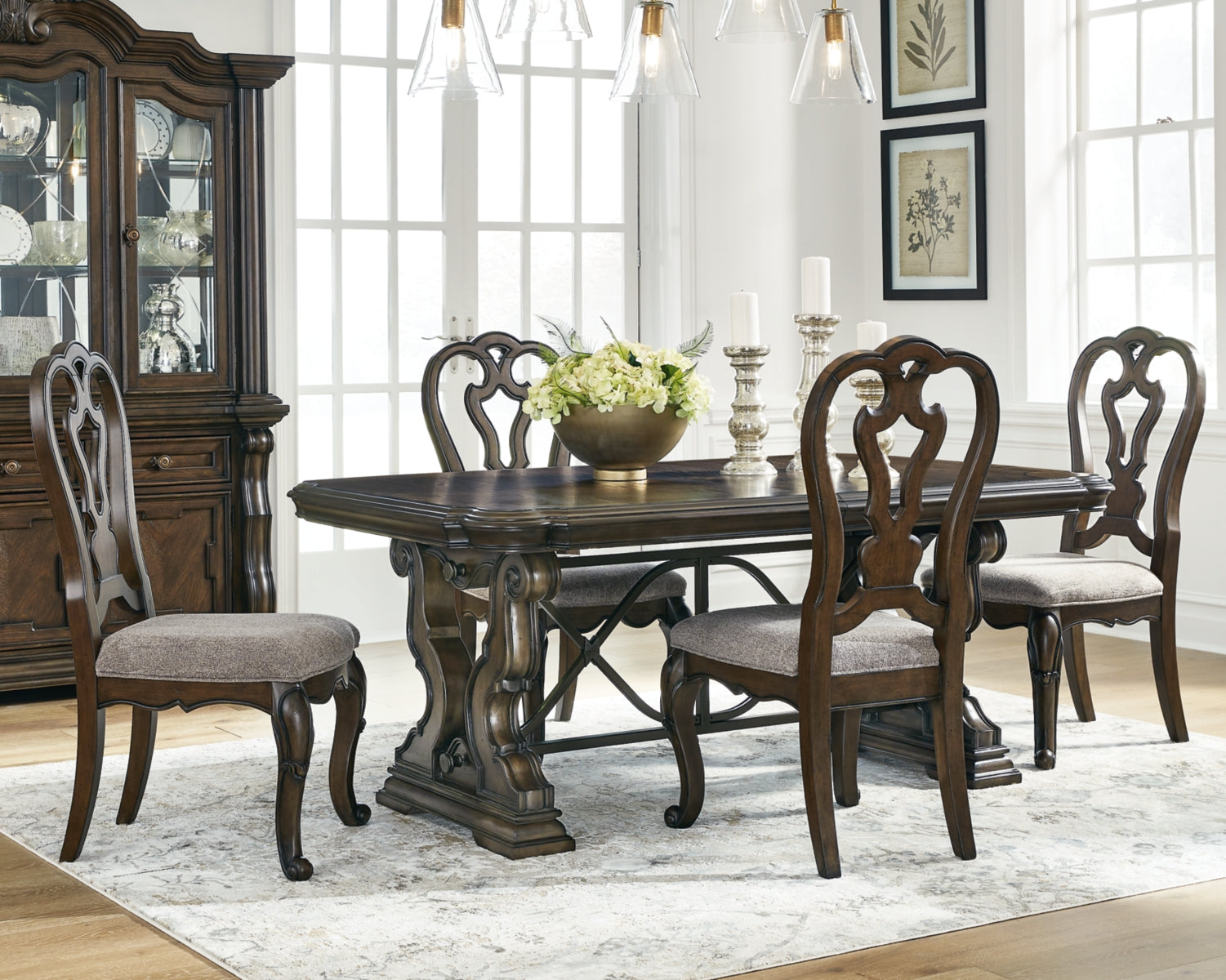 Maylee Dining Table and 4 Chairs