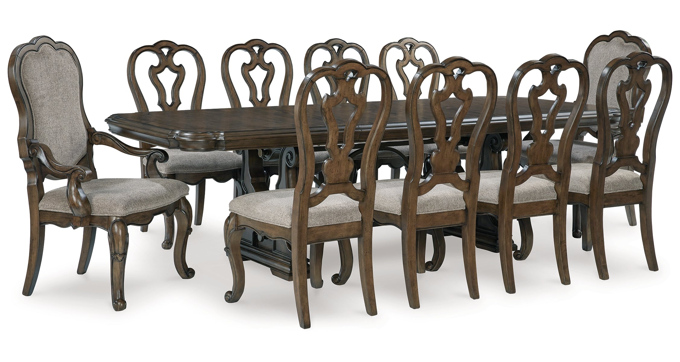 Maylee Dining Table and 10 Chairs