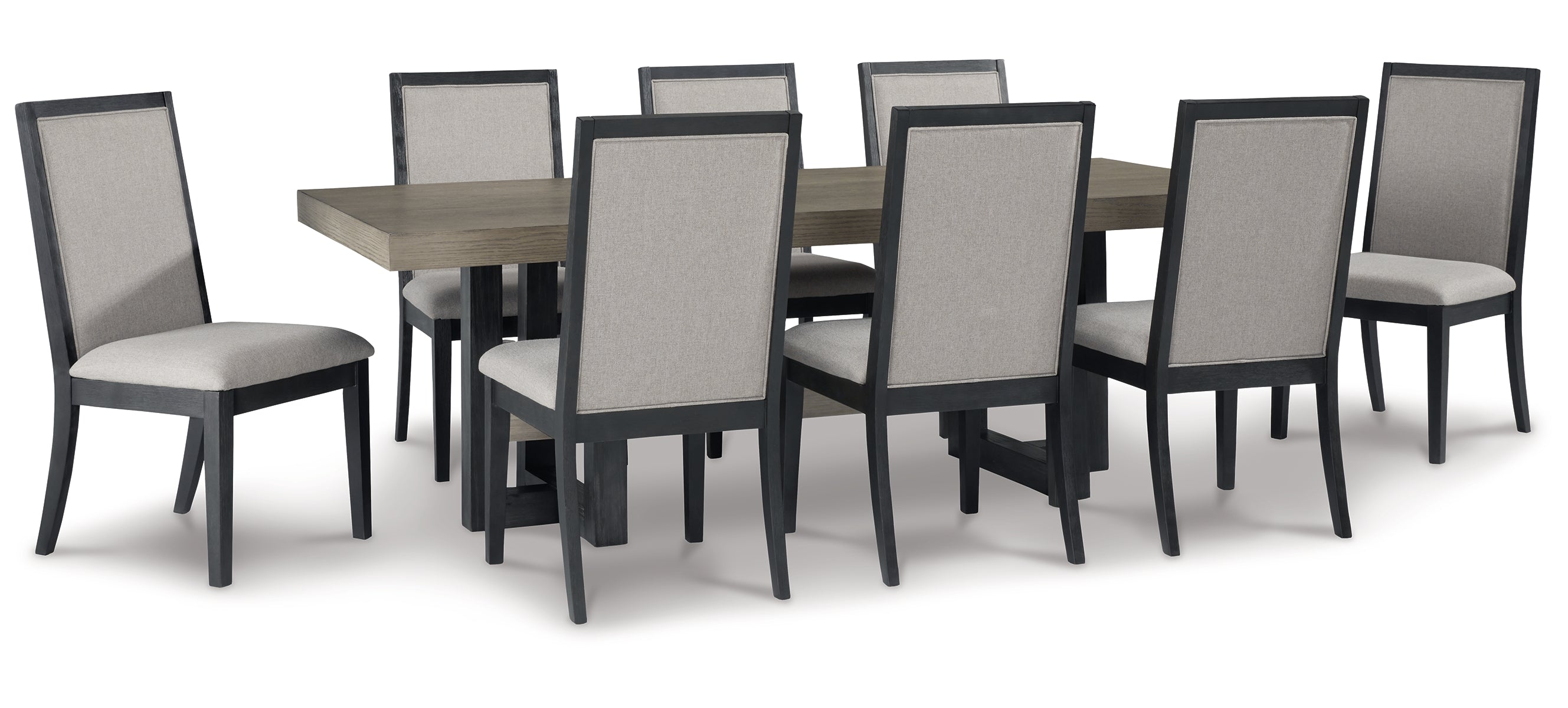 Foyland Dining Table and 8 Chairs