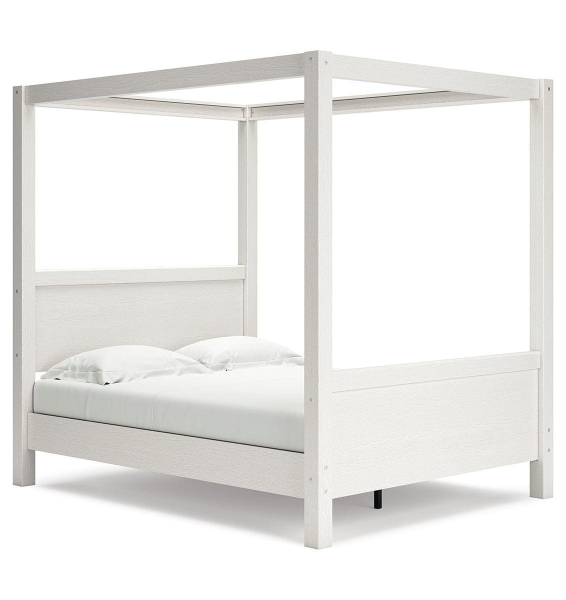 Aprilyn Queen Canopy Bed with Dresser and Chest
