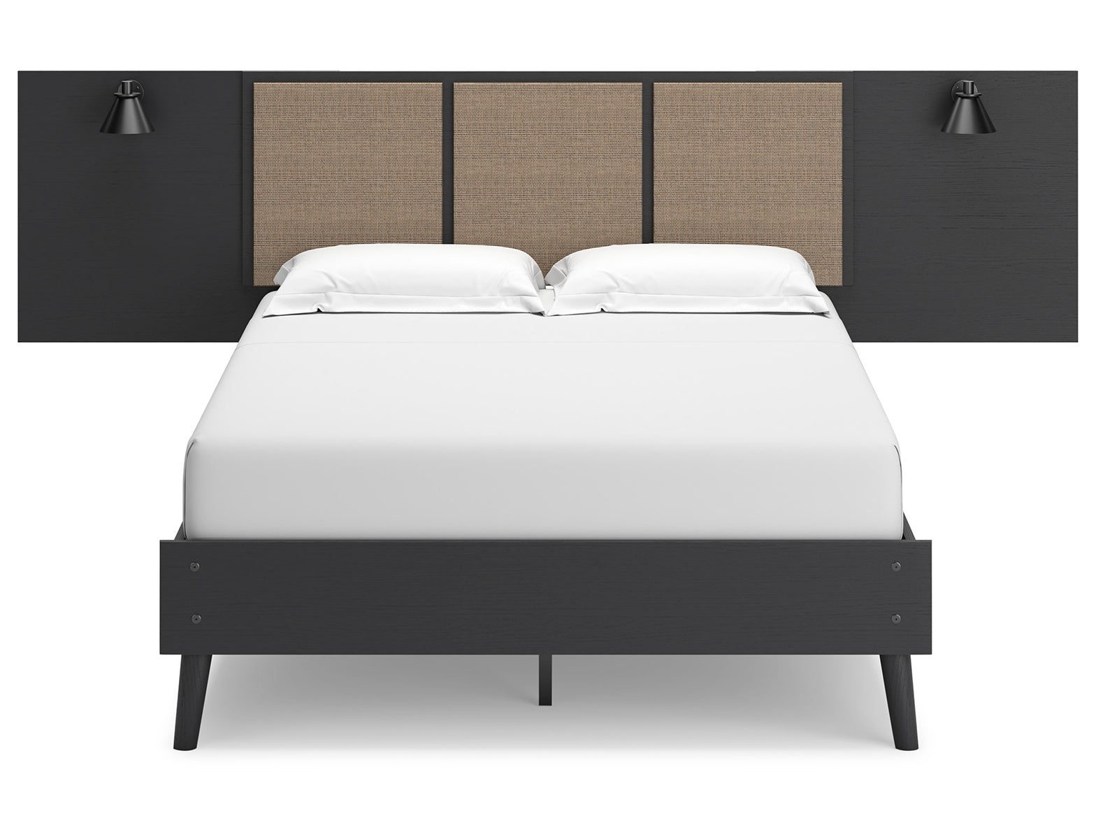 Charlang Full Panel Platform Bed with 2 Extensions