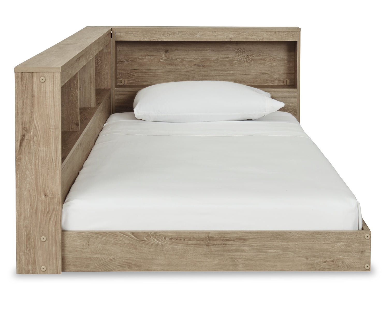 Oliah Twin Bookcase Storage Bed