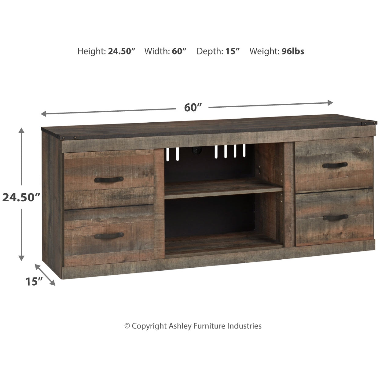 Trinell 60" TV Stand