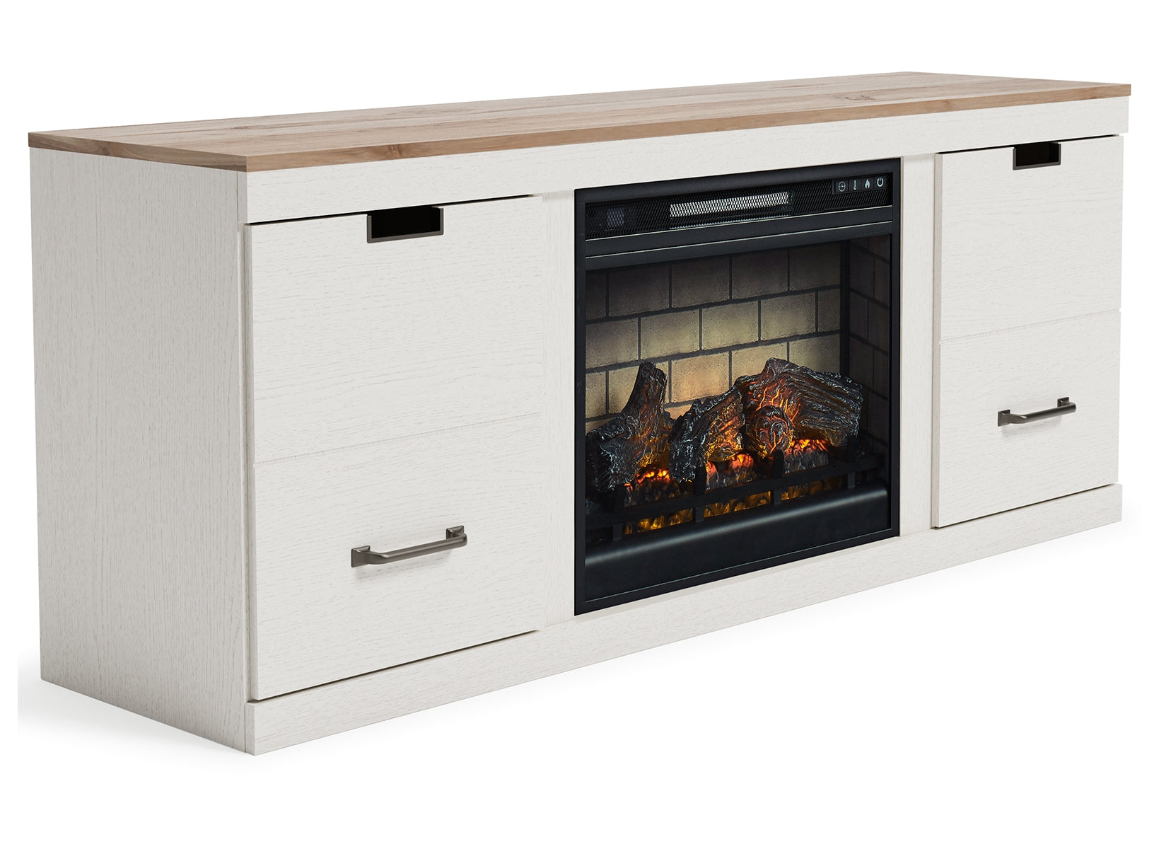 Vaibryn 60" TV Stand with Electric Fire Place