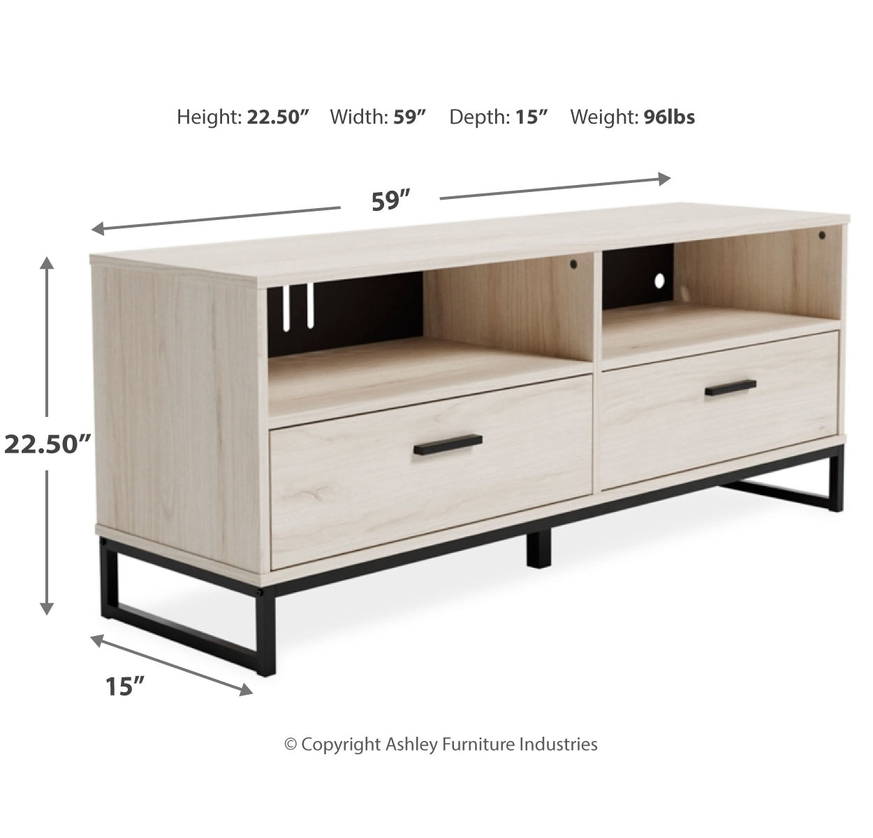 Socalle 59" TV Stand