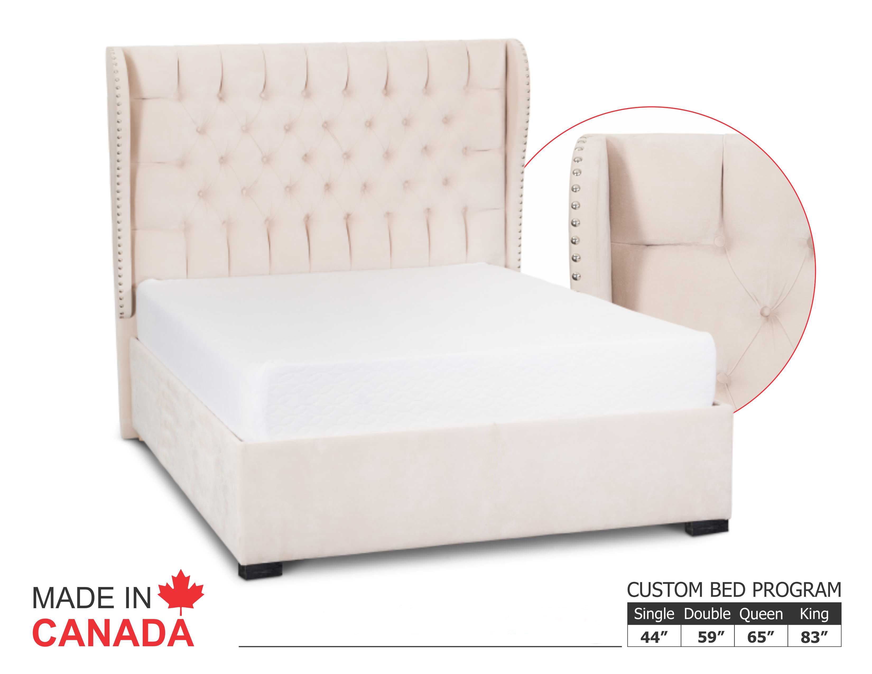 Heslop Tufted Bed