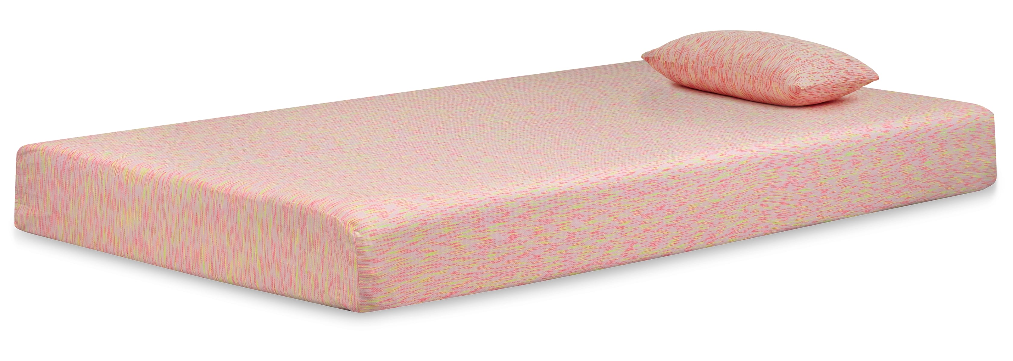 iKidz Pink Twin Mattress and Pillow