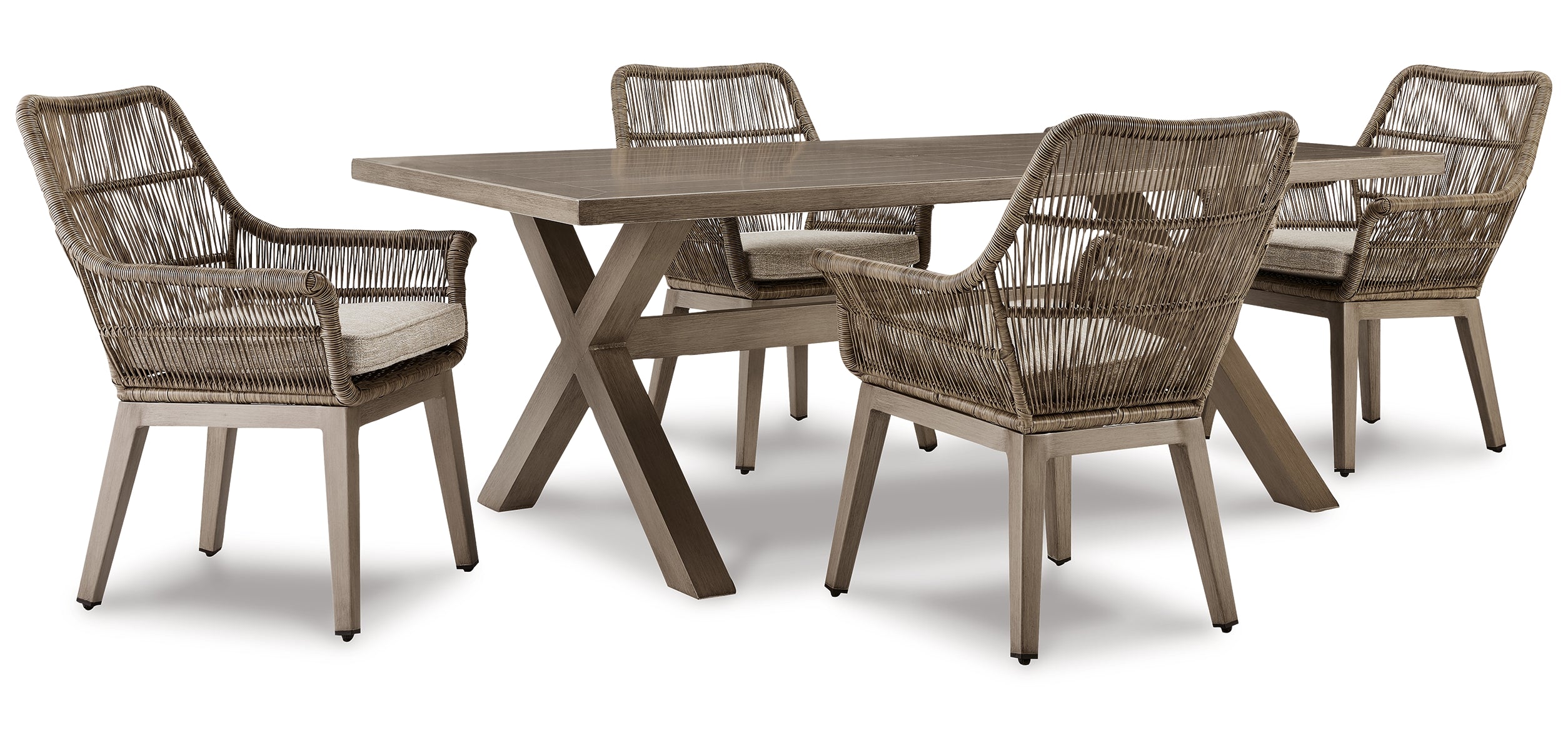 Beach Front Outdoor Dining Table and 4 Chairs