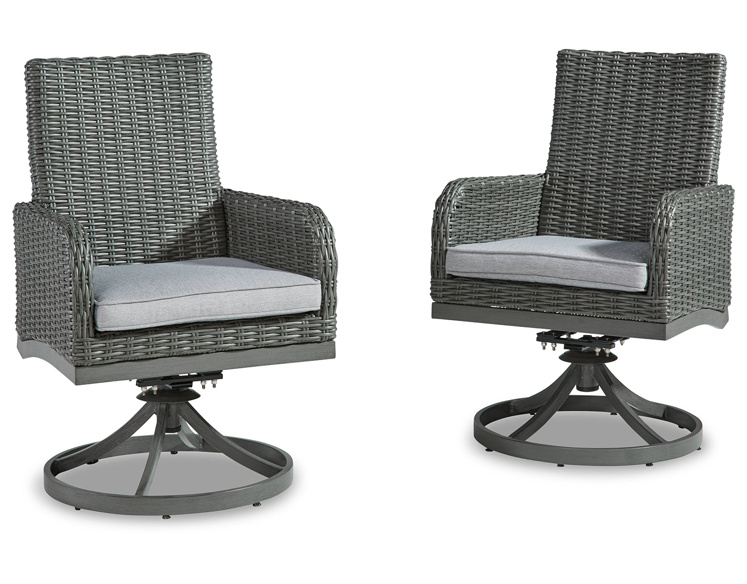 Elite Park Swivel Chair with Cushion (Set of 2)