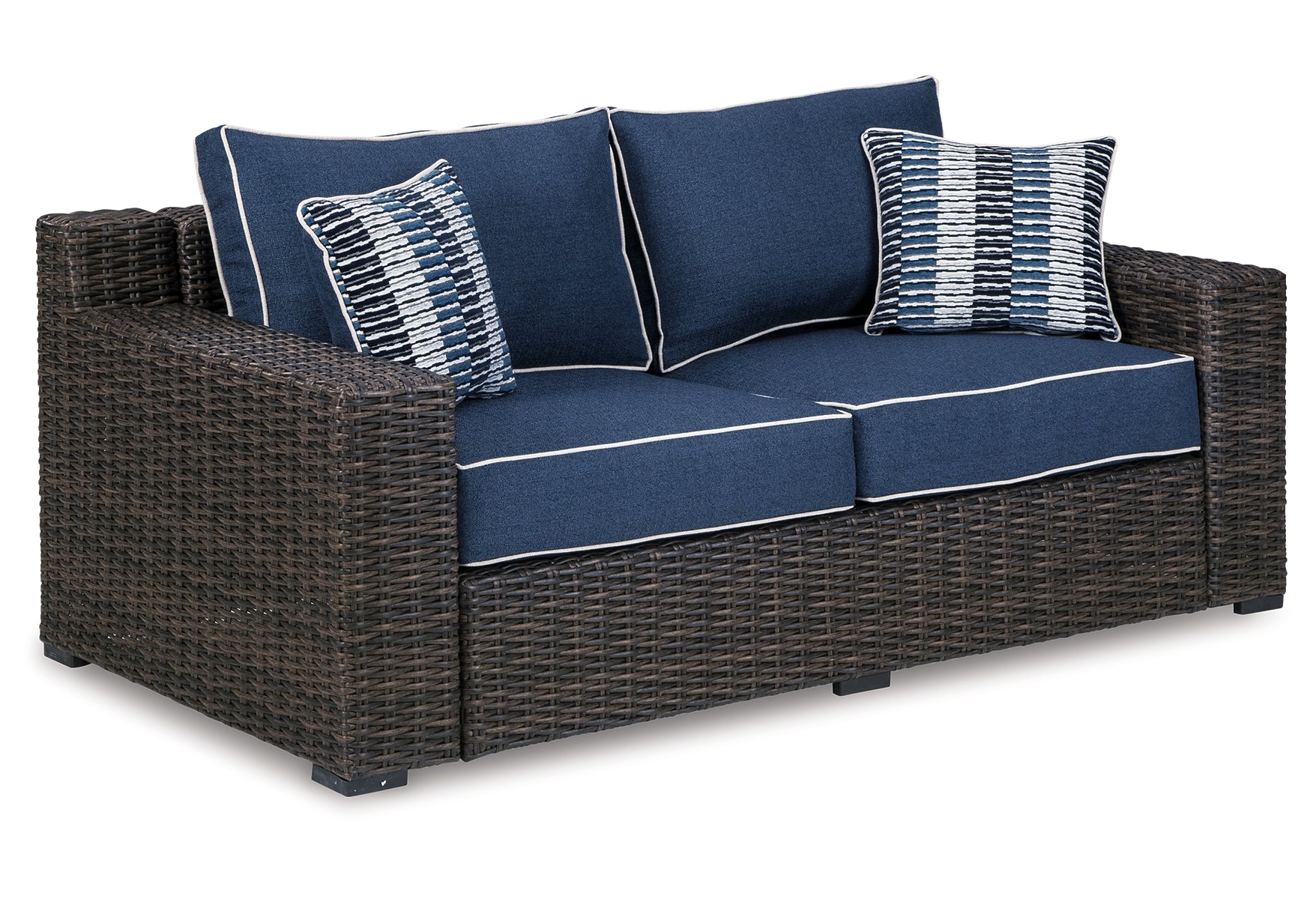 Grasson Lane Outdoor Sofa and Loveseat with Coffee Table
